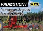 OFFRES SPÉCIALES  sur nos remorques & grues forestières