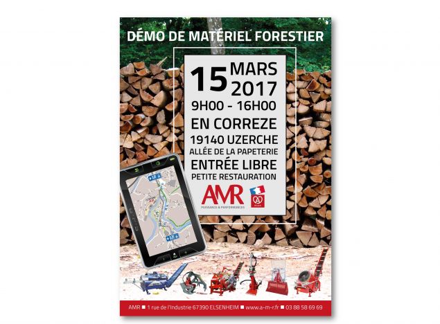 Démo de matériel forestier AMR