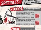 Offres spéciales sur nos Remorques et Grues forestières