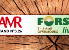 AMR will be present at the fair FORSTlive (OFFENBURG)