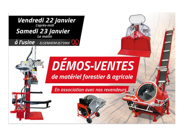 Événement ! Démos-Ventes les 22 & 23 janvier