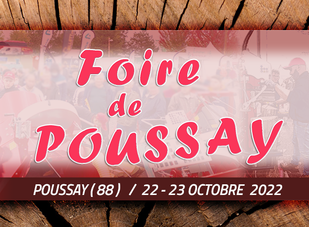 AMR présent sur la Foire de POUSSAY à POUSSAY (88)