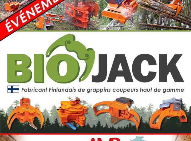 AMR élargit son offre avec le matériel forestier BIOJACK