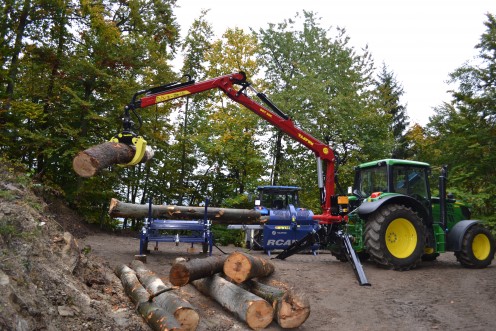 Grue DOT 50 K avec un combiné TAJFUN RCA