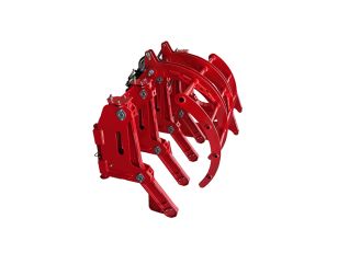 Forest rake with clamp